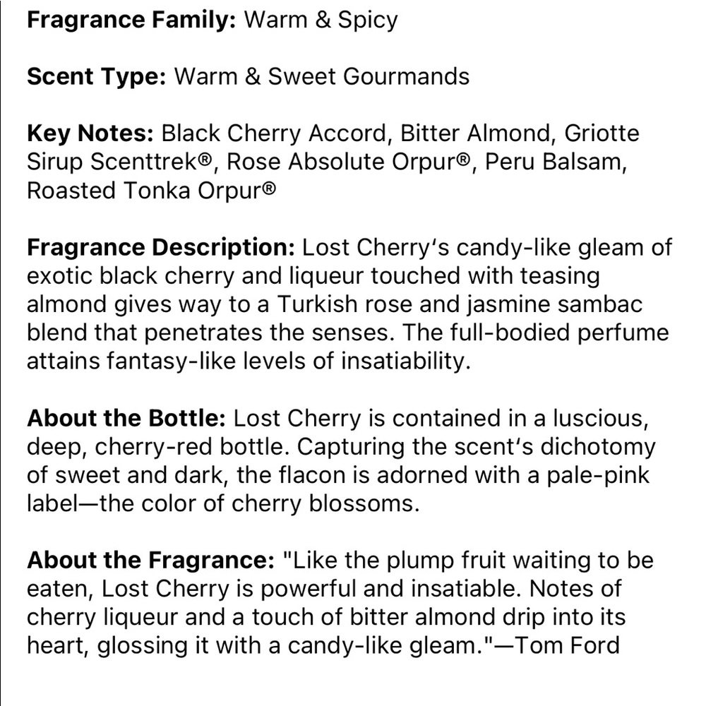 Tom Ford lost cherry 100ml brand new! - Picture 4 of 8